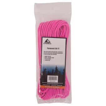 Paracord, Neon Pink, 50 ft.